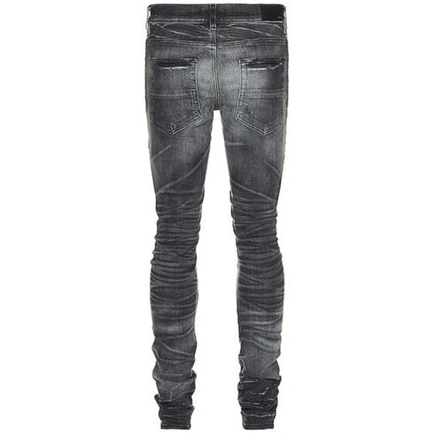 Amiri Mx1 Leather Storm Grey Jeans Pf23Mds045 516 - Style Centre Wholesale